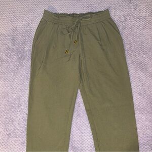 Olive green dressy pants